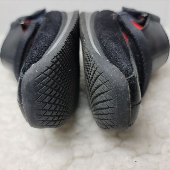 Prada Sport Womens Sneaker Shoes Sise 9 Black Red Blue Strappes Closure - Picture 13 of 16